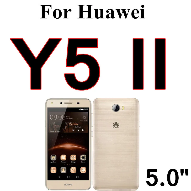 Закаленное стекло для huawei Honor 5A LYO L21 чехол Защита экрана на Y5II Y5 ii CUN L03 L23 L33 телефон GLAS Sklo Защитная крышка Verre - Цвет: Y5 II