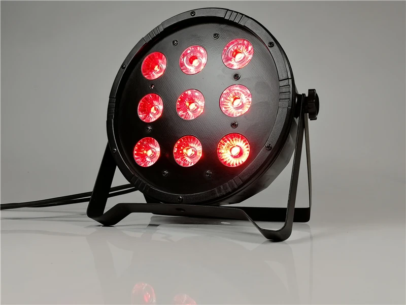 8 шт./9x12 Вт led par Светильник rgbw 4в1 плоский dmx dj вечерние красящий светильник|led lights