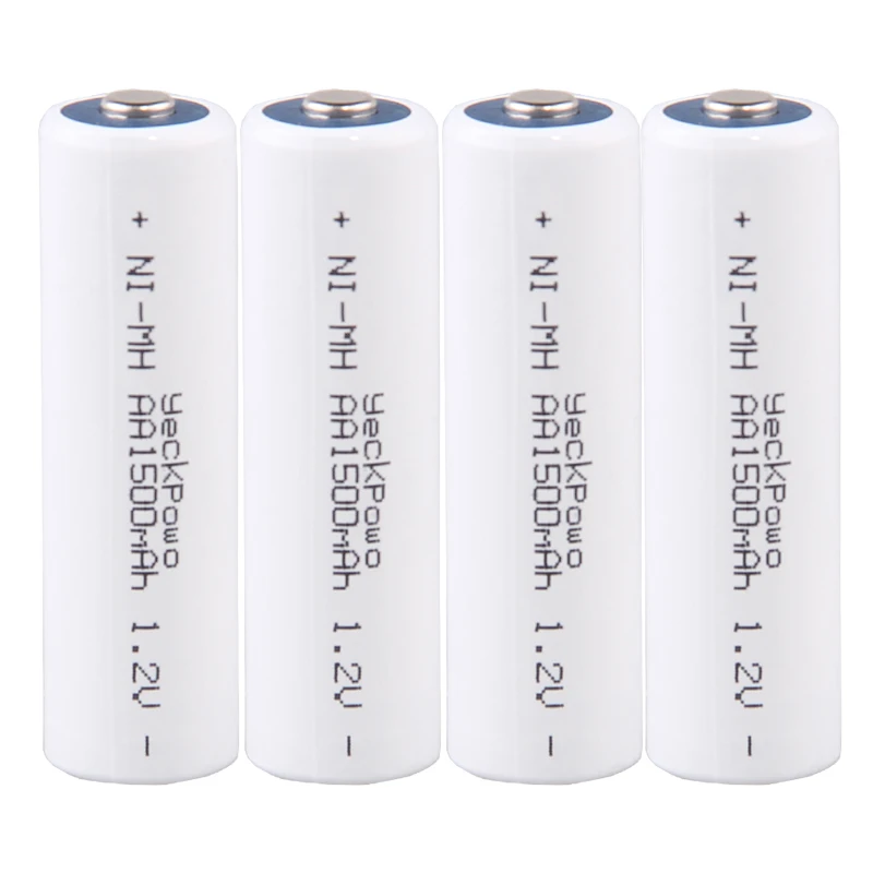 AA rechargeable battery akkumulator 1.2V NIMH 1500mah batteries real capacity | Электроника
