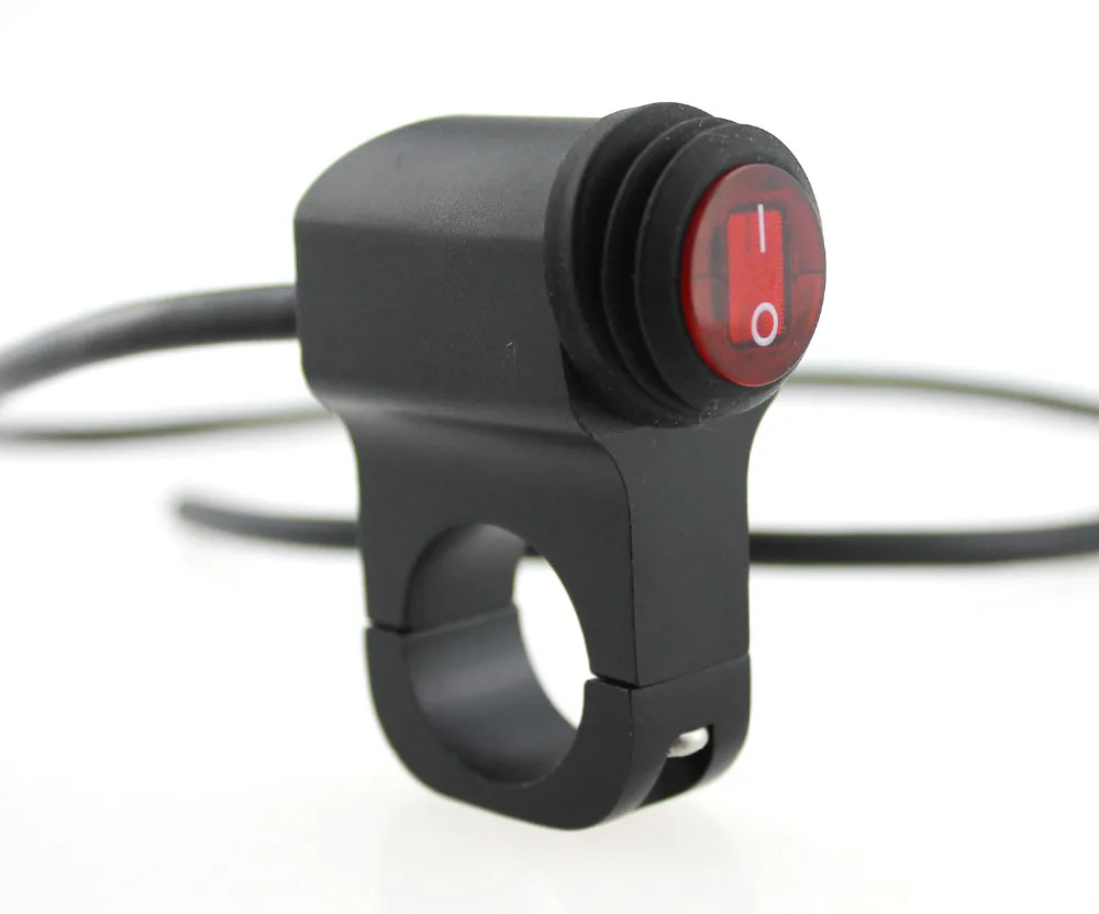 12v 16A waterproof Motorcycle CNC aluminium alloy Switches 1" 25mm Handlebar Switch ,Sport
