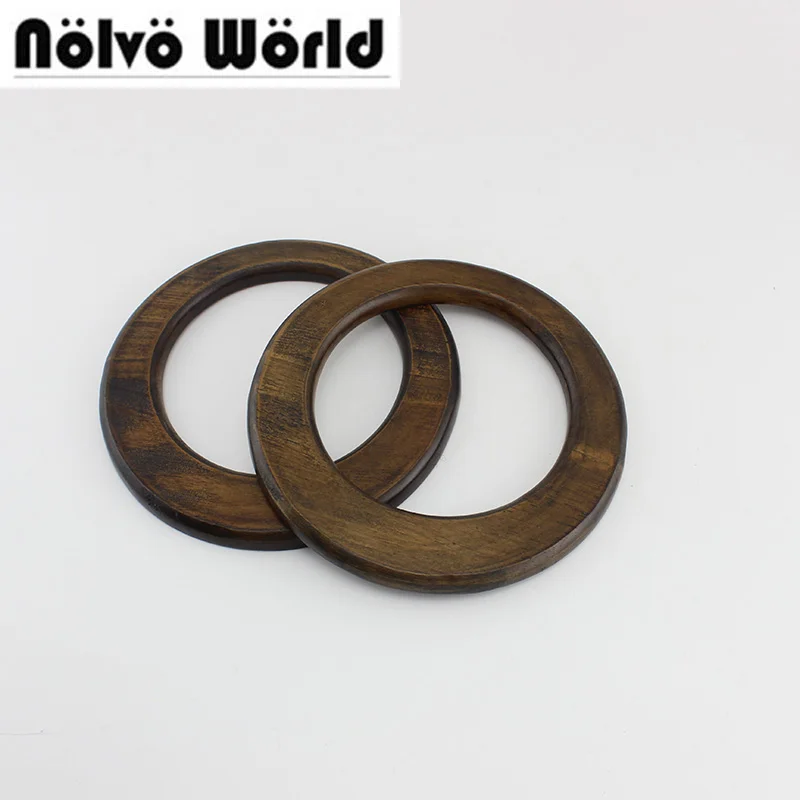 

15 pairs=30 pieces,15cm nature tree wood retro brown round figaro bags handbags handles,summer beach bag purse handle parts