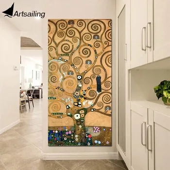 

The Tree of Life Gustav Klimt Article 1 piece Canvas Prints Painting Wall Art Modular Picture Decorative Paintings bedroom