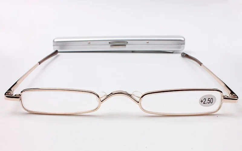 Chashma бренд классический дизайн сплав очки с тонкой оправой ручка для чтения стиль очки для чтения с Чехол
