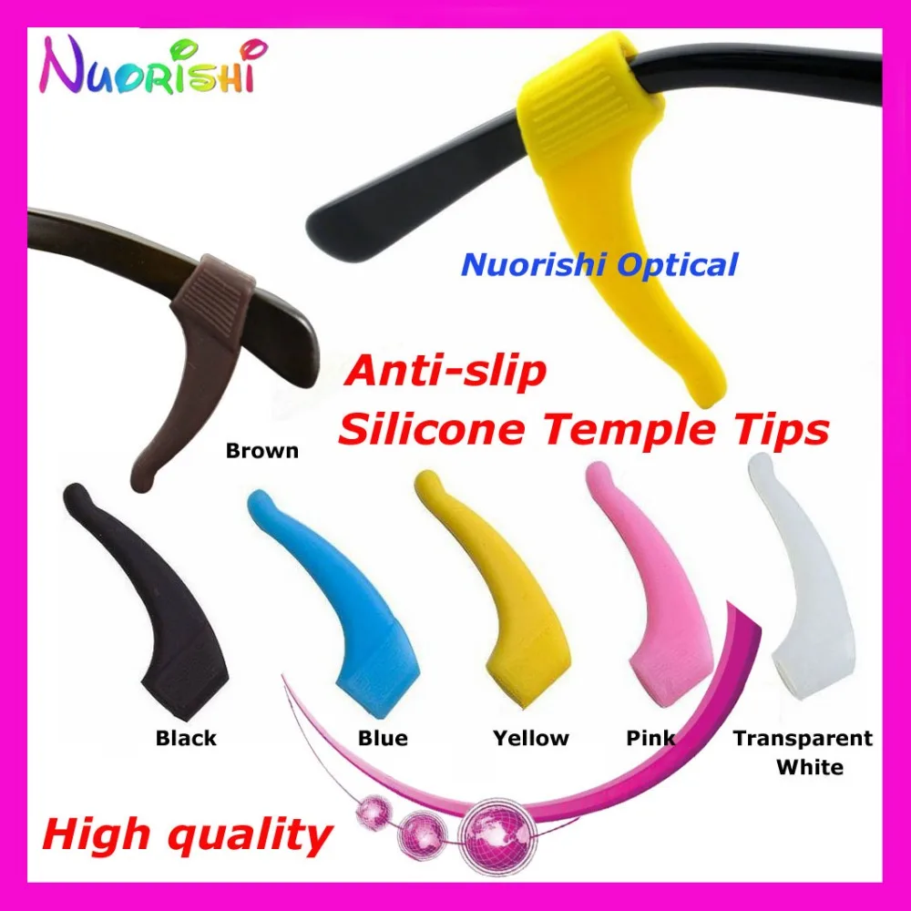 Силиконовый нескользящий держатель для очков 20 пар T2500|temple tips|eyeglasses tipsanti-slip eyeglasses