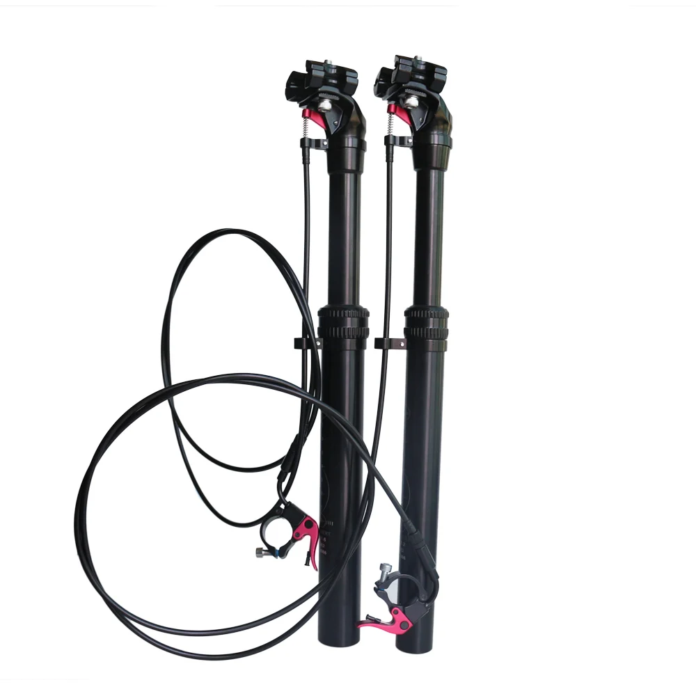 

Bicycle Dropper Seatpost contact switch Height Adjustabl Bike seat post 27.2/28.6/30.4/30.9/31.6*400mm Wire remote control Tube
