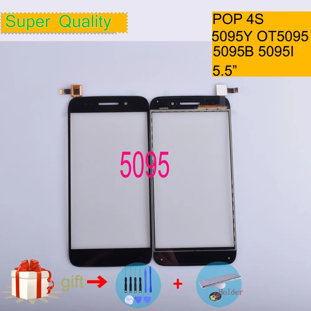 For Alcatel Pop 4S OT 5095 5095B 5095I 5095K 5095Y OT5095 OT5095B OT5095I Touch Screen Panel Sensor Digitizer Glass Touchscreen | Мобильные