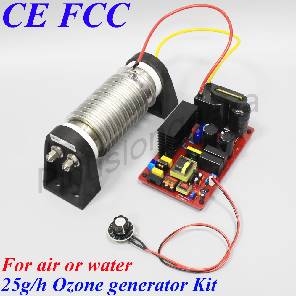 Pinuslongaeva 25 Гц/ч 25 грамм кварцевая трубка тип генератора озона комплект водяного охлаждения генератор озона очистка воды озонатор
