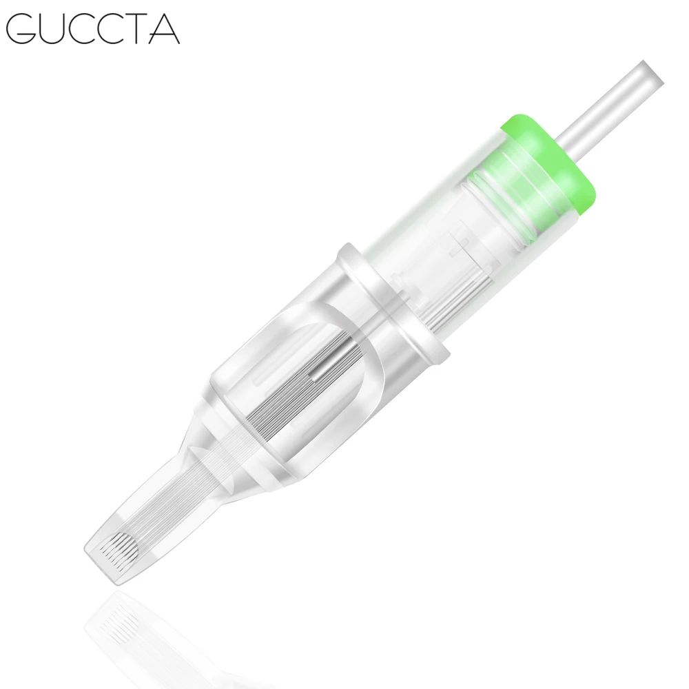 

-FS 20Pcs Disposable Permanent Makeup Cartridge Needles Tattoo Cartridge Sterilized Piercing Needles for Pen Tattoo Machine Gun