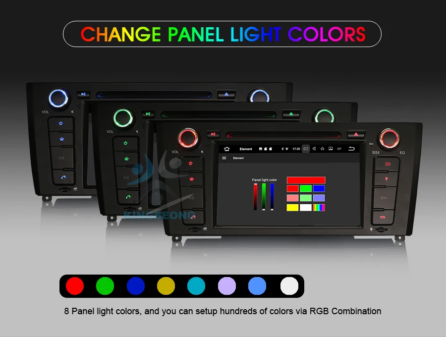 Perfect Autoradio Android 7.1 DAB+ GPS WiFi Bluetooth Car CD DVD Navi for BMW 1 Serie E81 E82 E87 E88 Door Hatchback Coupe Convertible 8