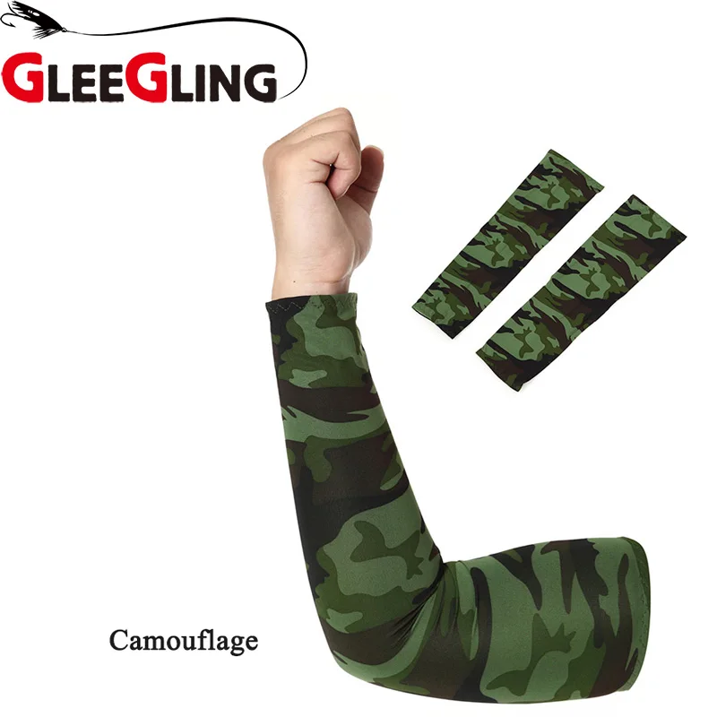 

GLEEGLING Sun Protection Sport Oversleeve Fishing Gloves Anti-UV Arm Protection Sleeves Cover Fishing Gloves Pesca Carp