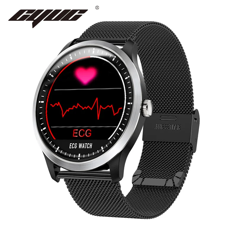 

CYUC N58 ECG PPG male SmartWatch men Electrocardiogram Ecg Display Holter Ecg Heart Rate Monitor Blood Pressure Sport Smartwatch