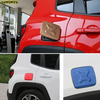 

Luhuezu Alloy Gas Cover Fule Tank Cover For Jeep Renegade Accessories 2015 2016 2017