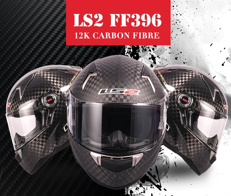 Новое поступление LS2 12 K из углеродного волокна moto rcycle шлем LS2 CT2 Полный лицевой шлемы moto casque moto без насоса FF323 тот же материал