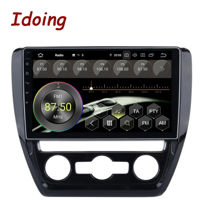 Clearance Idoing 9" 2.5D IPS Car Android 9.0 Radio Multimedia Player For VWJetta 2011-2015 PX5 Octa Core 4G+64G GPS Navigation TDA 7850 3