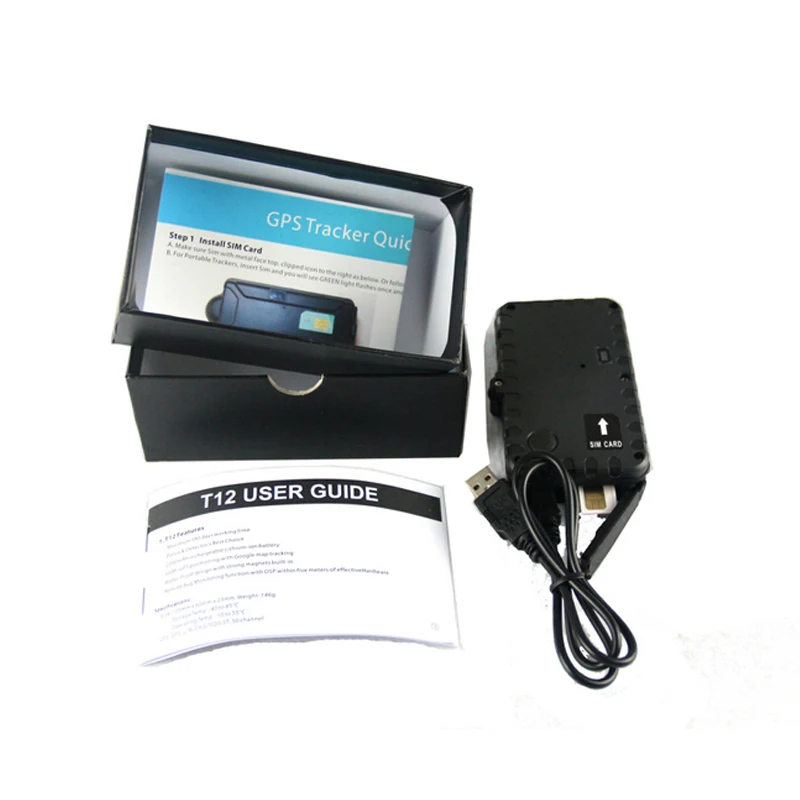 Car GPS Tracker Waterproof IPX7 Powerful Magnet Rechargeable Battery Last For 450 Days Free Software app