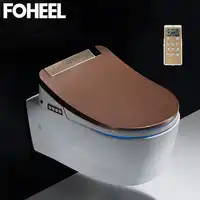 FOHEEL 高品質スマート便座カバー電子ビデクリーンドライシート加熱 wc インテリジェント led ライト便座カバー
