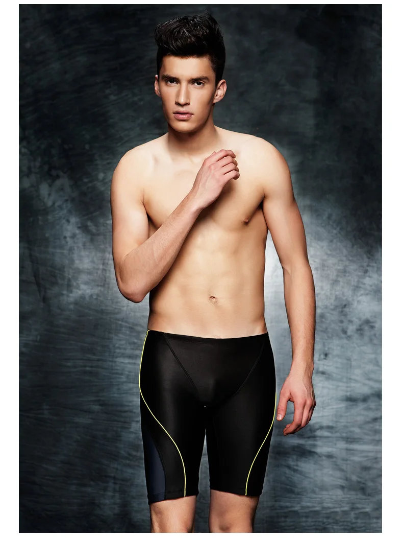Men's sport swimming suit mens competition jammers competition lycra swim tights racing swimwear