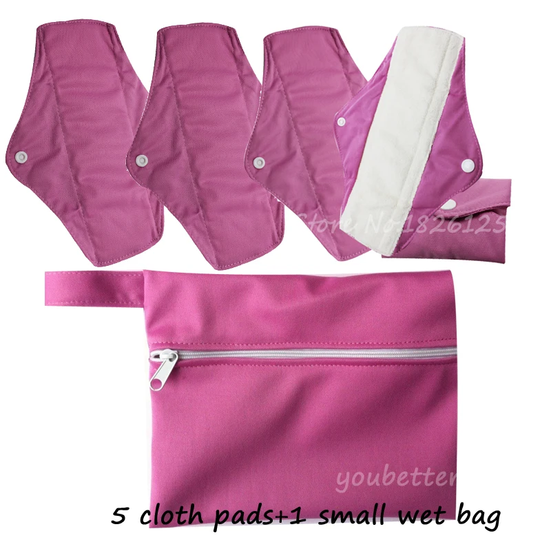 

Mama Cloth Menstrual Pad Reusable Sanitary Napkin Feminine Pads Washable
