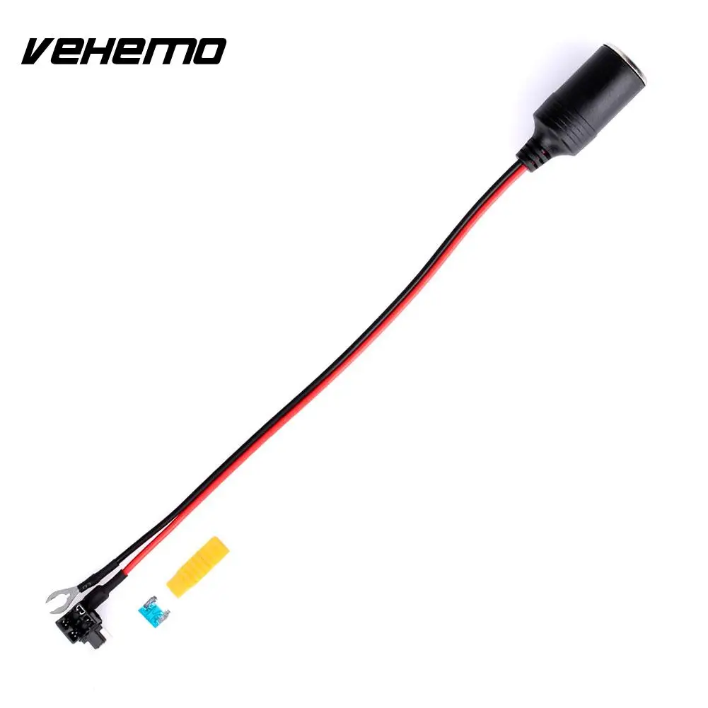 Автомобильный прикуриватель Vehemo 12 В постоянного тока адаптер безопасности