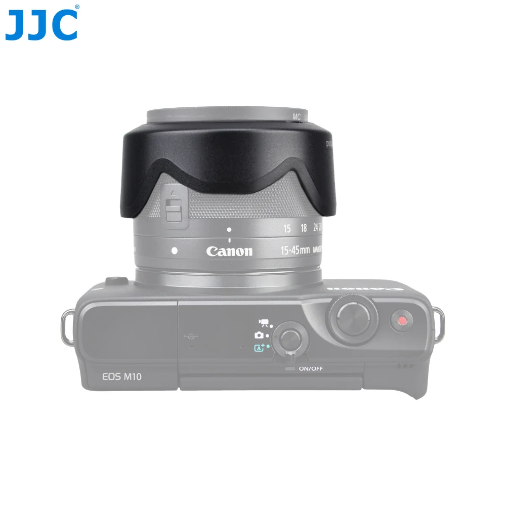 JJC LH-EW53 цветок Форма бленда объектива для Canon EF-M 15-45 мм f/3.5-6.3 IS STM Объектив Заменяет Canon EW-53(EF-M крепление