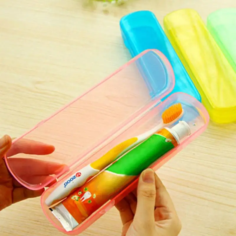 Portable Travel Toothbrush Holder Outdoor Hiking Camping Toothpaste Case Toothbrushes and