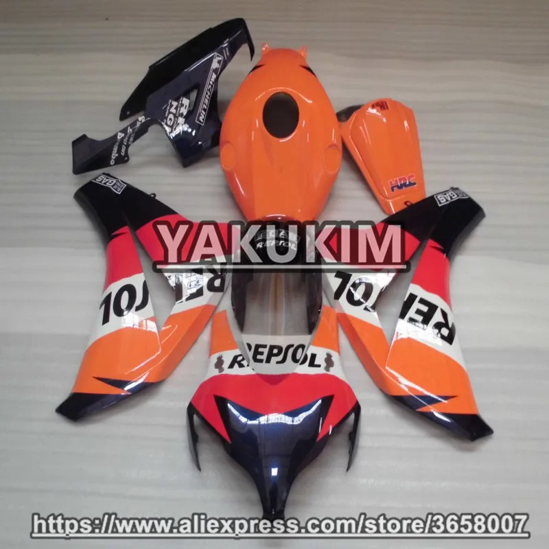 

ABS Plastics Injection Fairing For Honda CBR1000RR 2008 2009 2010 2011 Motocycle Cover CBR 1000RR 2008 2009 2010 2011 Customize