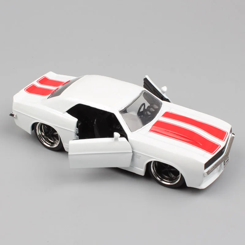 1:32 Масштаб Jada Винтаж bigtime 1969 Chevrolet Chevy Camaro SS металлическая литая модель автомобиля игрушка Подарки для мальчиков