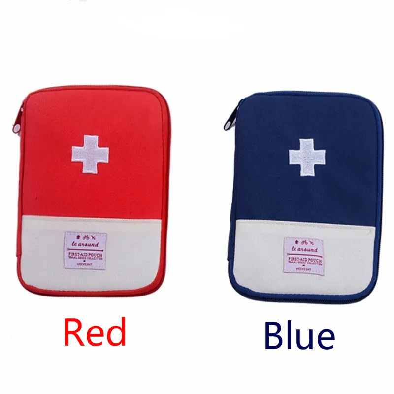 Mini Outdoor First Aid Kit Bag Portable Travel Medicine Package Emergency Kit Bags Small Medicine Divider Storage Organizer