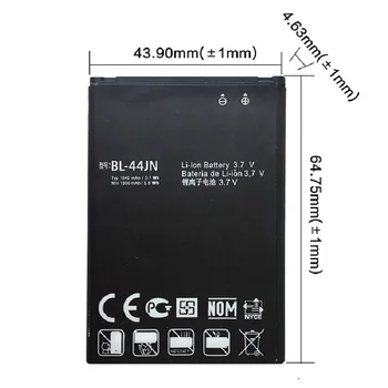 

NEW BL-44JN BL 44JN BL44JN Mobile Phone Li-ion Battery for LG P970 E730 P690 P693 E510 C660 p698 c660 ms840 L5 E610 E730 E400