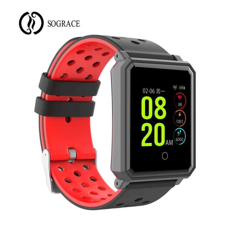 

Smart Watch 1.3inch OLED Screen 200MAh Large Capacity Fitness Clock Blood Pressure IP67 Waterproof Activity Tracker Smartwatch