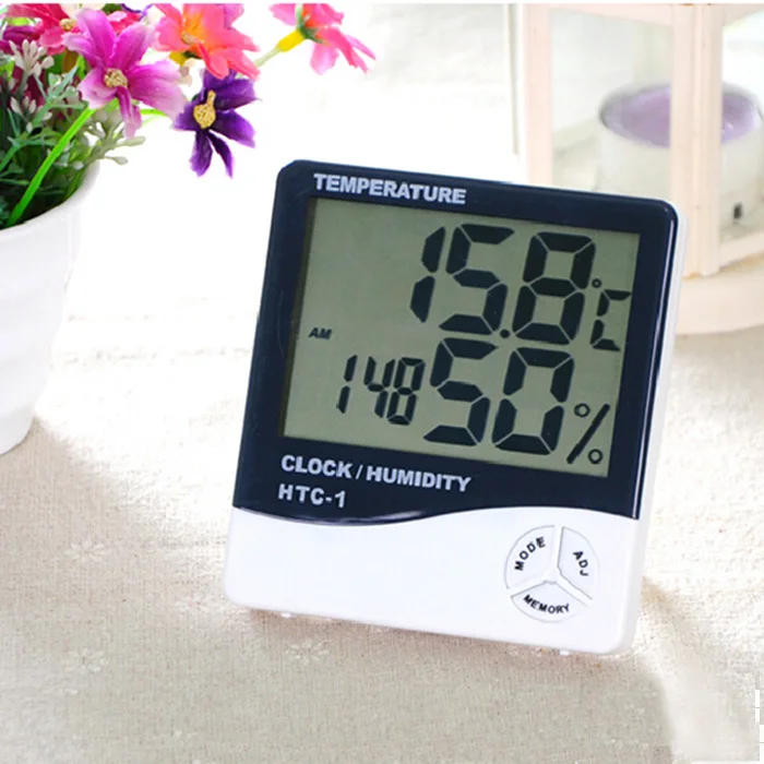 

Digital Thermometer Hygrometer with Daily Display Wireless Outdoor Indoor Temperature Humidity Monitor Sensor