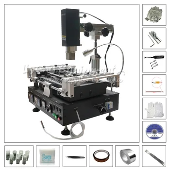 

HT R392 BGA reballing station with 810 pcs directly heating stencil kit pack