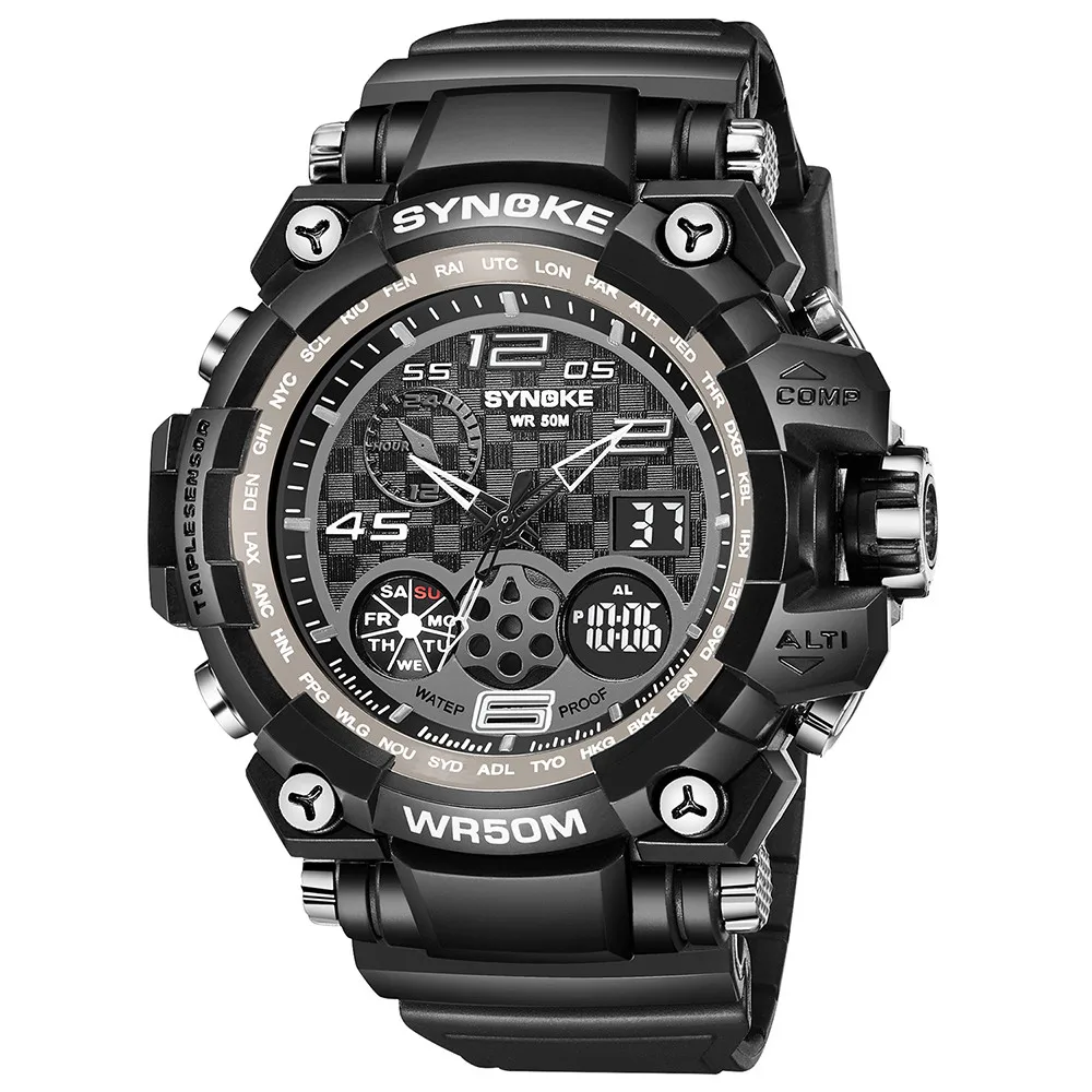 Aimecor Electronic watch watches men Newly Designed Multi Function 50M