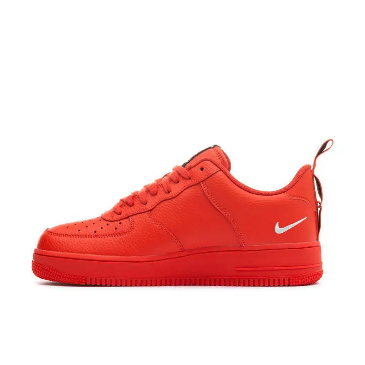 Nike Red Air Force1 Men's Skateboard Shoes  AF1 Red Sneaker Outdoor Sports Shoes Original  Af1 #AJ7747-800