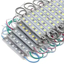 5050 SMD 6 светодиодный модуль 12V Водонепроницаемый IP65 белый красный цвет зеленый, синий желтый теплый белый свет для внутреннее и наружное освещение украшения