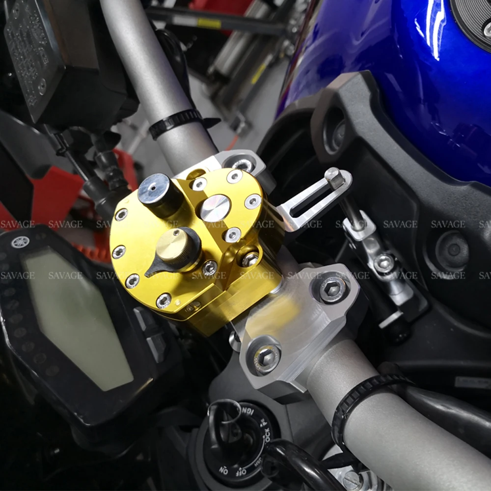 Рулевой демпфер стабилизатор для YAMAHA MT-09 FZ-09 MT09 FZ09 аксессуары для мотоциклов регулируемый кронштейн