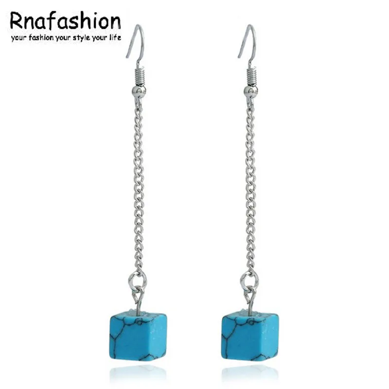 RNAFASHION для ночного клуба Модные серьги танцовщиц панк акриловые геометрические