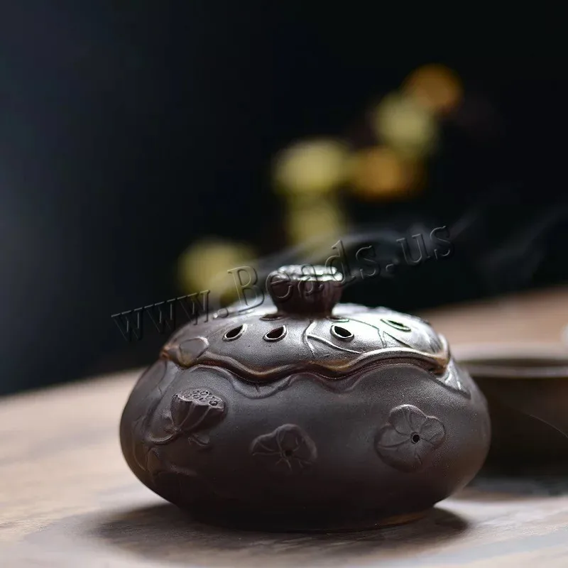 

Aromatherapy Furnace Portable Porcelain Censer Incense Coil Holder Ceramic Incense Burners Holder Use In Home Office Teahouse