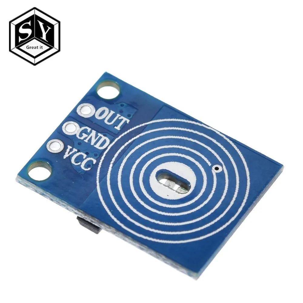 OE-TP capacitive touch button light touch switch module digital touch sensor LED no pole dimming 10A DC 5-12V