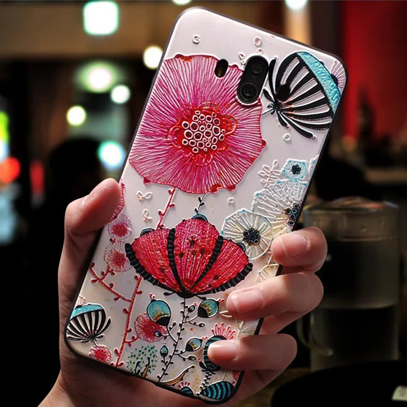 Для huawei P20 Lite TPU чехол 3D рельефный чехол для huawei P8 P9 P10 P30 P Smart Coque mate 10 20 Lite Pro Nova 3 3i Y6