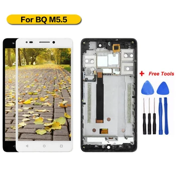 

For BQ M5.5 LCD Display and Touch Screen 100% TestedFor BQ Aquaris M5.5 with Frame with Free Tools