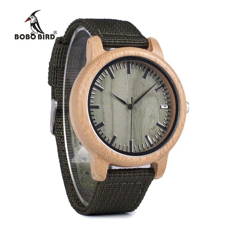 BOBO BIRD WD11D12 Wood Bamboo Watch for Mens Womens Brand Designer Watches Soft Nylon Band Carton Gift Box Relogio masculino BOBO BIRD WD11D12 Wood Bamboo Watch for Mens Womens Brand Designer Watches Soft Nylon Band Carton Gift Box Relogio masculino