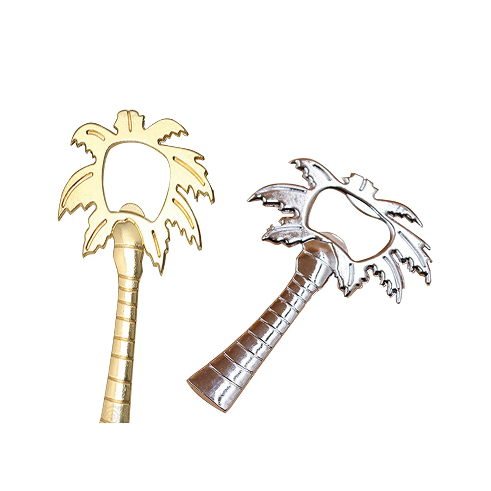 1PC Creative Coconut Palm Tree Anchor Alloy Wine Bottle Opener Portable