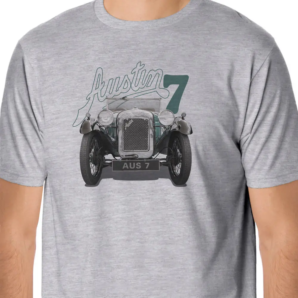 

2018 Hot Sale 100% Cotton Vintage Austin Seven T-Shirt Summer Style Tee Shirt