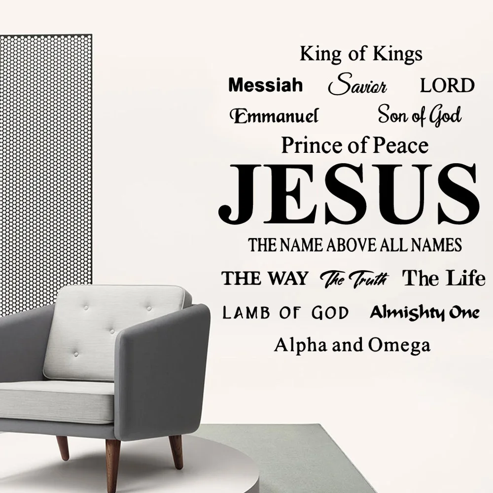 

DIY Art jesu Wall Art Decal Wall Art Sticker Murals Waterproof Wall Decals Home Decoration Wallpaper