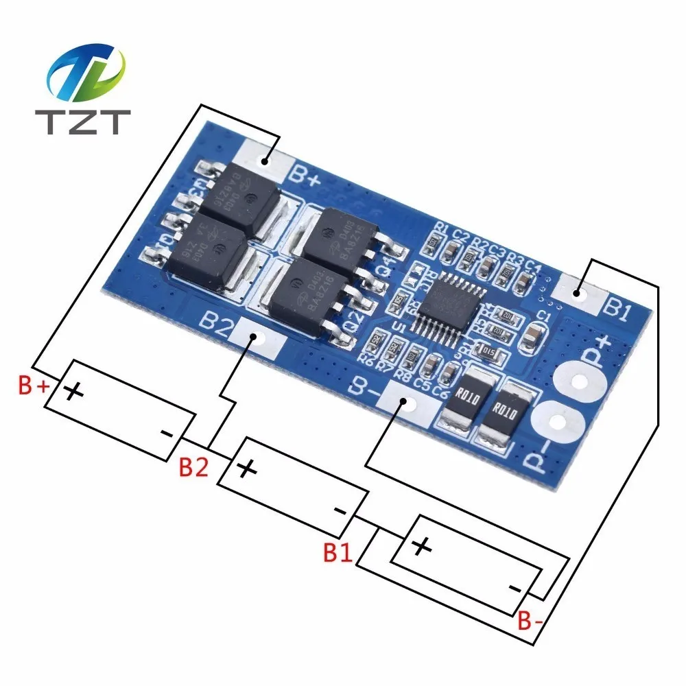 

3S 20A 18650 Li-ion Lithium Battery Charger Protection Board 10.8V 11.1V 12V 12.6V Electric 10A Lipo BMS PCB PCM Module