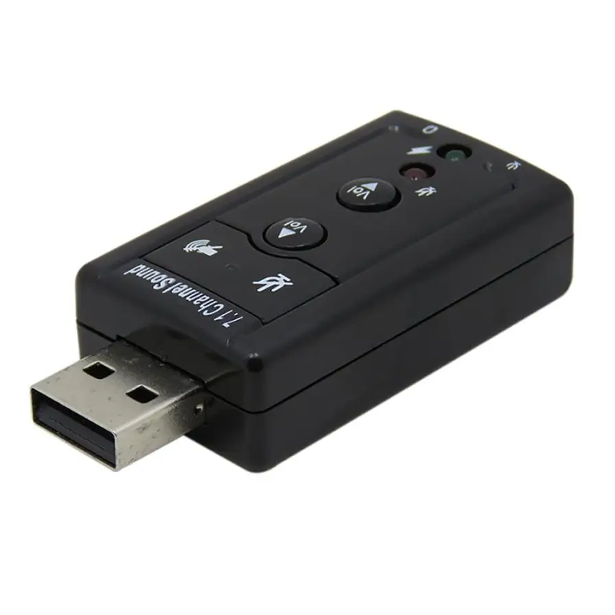 Аудио Usb 7 1 Canali Esterna 3D Звуковой адаптер для ПК ноутбука карты Bluetooth WIFI подключение 17