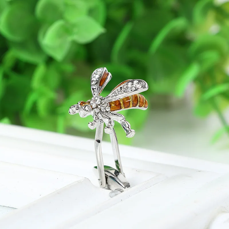 Запонки мужские DoreenBeads из металлического сплава прозрачные стразы креативный