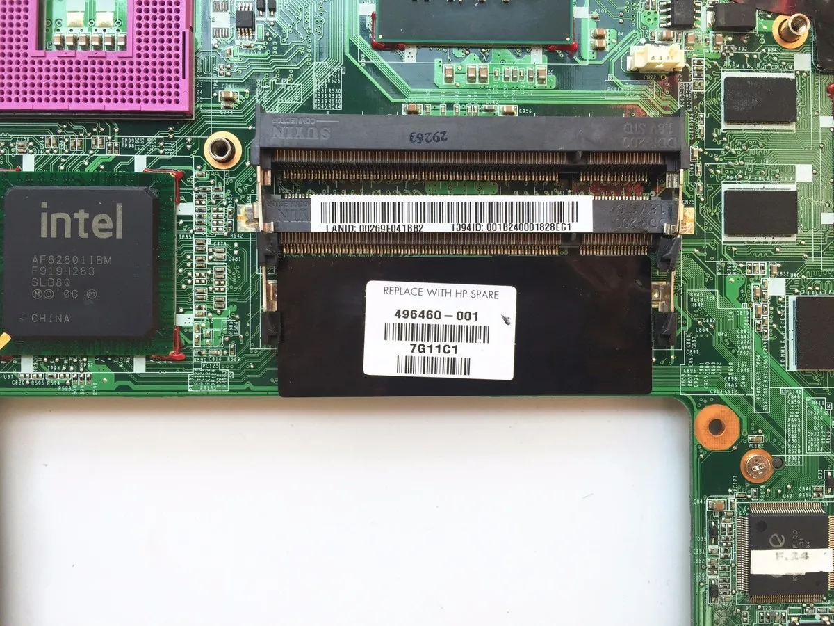Высококачественная материнская плата для ноутбука HP HDX16 496460 001 PGA478