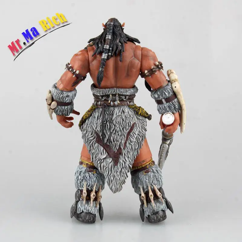 2017 Nuovo Durotan Frostwolf Orchi Warrior фигурка солдата по Wow Dc Diretto Sigillato Classico Giocattoli Scena|action